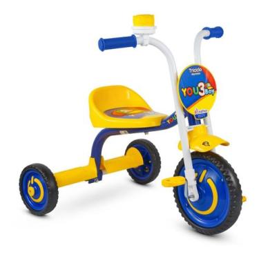 Imagem de Triciclo Infantil bicicleta motoca Menino You 3 Boy Nathor