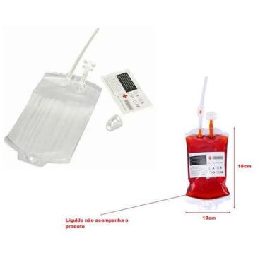 Imagem de Saco Bolsa De Sangue Cantil Porta Bebidas Vazia Vampiro - Lynx produçõ