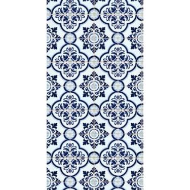 Imagem de Papel de Parede Adesivo  para Banheiro Cozinha Azulejo Português AZ 40