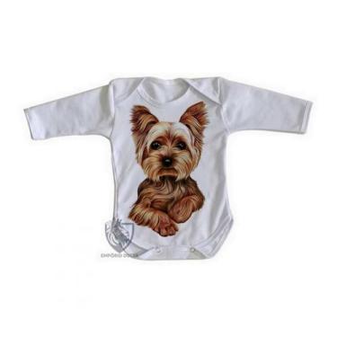 Imagem de body nenê criança roupa bebê manga longa Yorkshire - Empório Dutra, G 