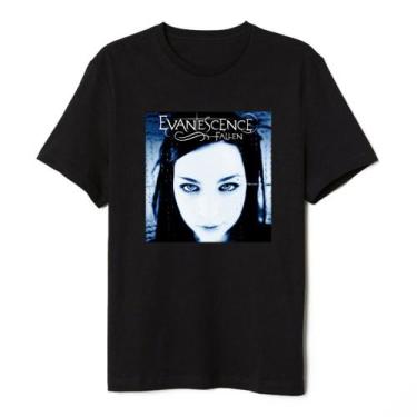 Imagem de Camisa Evanescence Fallen Show Lançamento Camiseta de Rock Blusa em Al