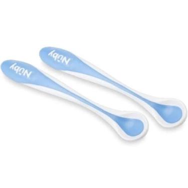 Imagem de Kit Colheres Temossensíveis, Azul - Nûby