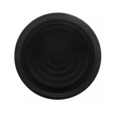 Imagem de Prato P/ Sobremesa Tóquio Preto Melamina 18cm 5710 1Und Lyor