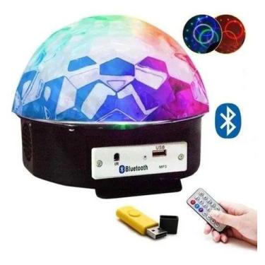 Imagem de Globo Bola Maluca Led Musical Som Mp3 Luz Bluetooth Festa - Asus
