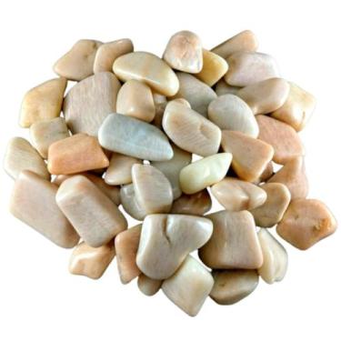 Imagem de Pedra Feldspato Rolada até 2cm Cristal Natural para Bons Negócios e Co