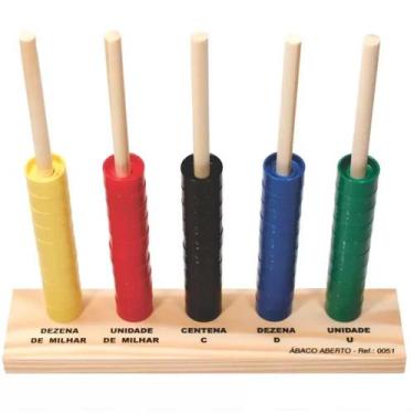 Imagem de Abaco aberto vertical 5 colunas - CARIMBRÁS