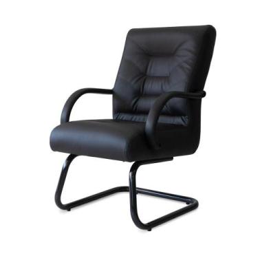Imagem de Cadeira Diretor Galluzzo Pé Continuo C/br 0874 - Flex Cadeiras, Preto