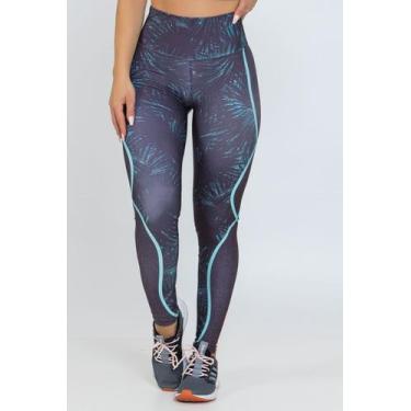 Imagem de Legging Black & Blue - Zero Transparência - Manalinda, M