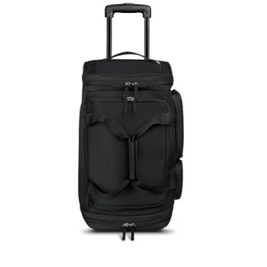 Imagem de Solo New York Bolsa esportiva Leroy com rodas, capacidade 49L, preta - feita de materiais reciclados, 55 cm, Preto, 22 Inch, Bolsa esportiva com rodas Leroy