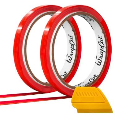 Imagem de VViViD Fita de corte de borda de vinil com corte de 10 mVViViD 2 rolls + Squeegee miniwrapcut10mkit2roll