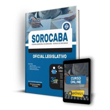 Imagem de Apostila Câmara de Sorocaba - SP - Oficial Legislativo - Editora Soluç