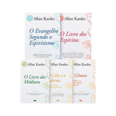 Imagem de Kit Obras Básicas Com 05 Livros Allan Kardec - 14x21 - Instituto De Di