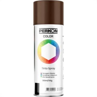 Imagem de Tinta Spray Perkon Uso Geral Marrom 300Ml 7205