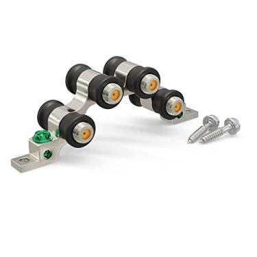 Imagem de THE CIMPLE CO Conectores de cabo coaxial, alta frequência de 3 GHz, 4 peças, bloco de terra, extensor coaxial, RG6, porta quádrupla, botas de vedação climática, tipo F, antena, antena parabólica, TV a