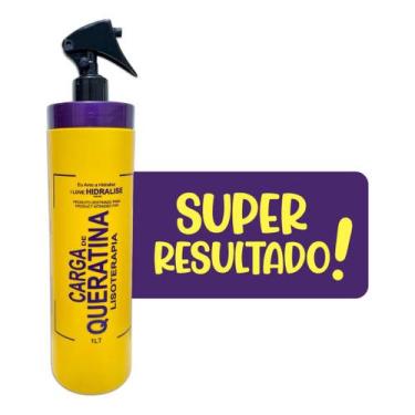 Imagem de Recarga De Queratina Líquida Lisoterapia 1L Spray Reparação Total - No