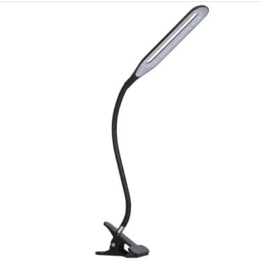 Imagem de Luminária LED Portátil de Alta Intensidade – Presilha USB para Notebook e Leitura | Iluminação Perfeita para Estudo, Trabalho e Relaxamento | Prática, Compacta e Eficiente! (Preto)