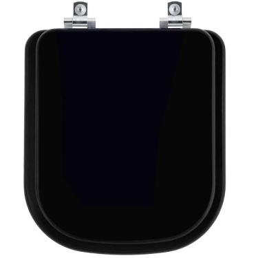 Imagem de Assento Sanitário Soft Close Misti Preto Para Vaso Icasa