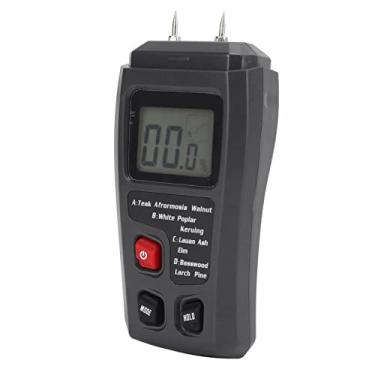 Imagem de Medidor de Umidade de Madeira, Higrômetro do Tipo Agulha Portátil para Lenha, Toras, Plástico ABS Com 4 Modos, Precisão de 0,1%, Desligamento Automático, Medição de Umidade de 0