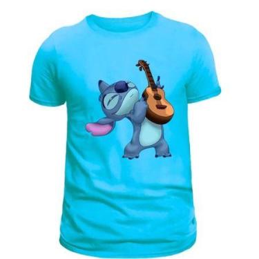 Imagem de Camisetas Masculina Feminina Personalizadas Personagens Lilo e Stitch 