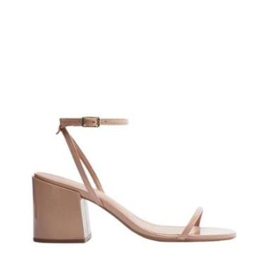 Imagem de Sandália Arezzo Verniz Salto Bloco Minimal-Feminino