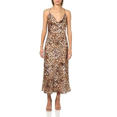 Imagem de GUESS Vestido feminino Eco New Akilina, Estampa de pele de guepardo, M