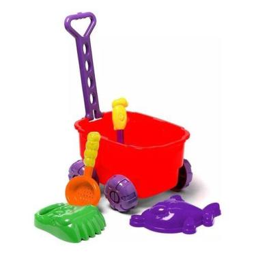 Imagem de Brinquedo Praia Areia Infantil Criança Kit Carrinho 2530 - Cotiplás