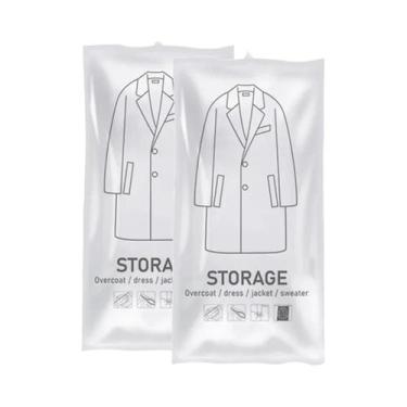 Imagem de Sacos De Armazenamento a Vácuo Pendurados Para Roupas Terno Vestido Ja