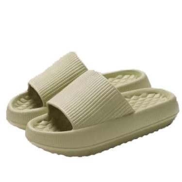 Imagem de Chinela Nuvem Unissex Confortável Mácia Sándalia Ortopedica Antiderrapante Leve (Verde, BR, Adulto, Numérico, 37)