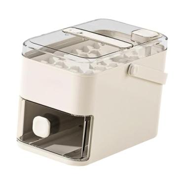 Imagem de ＫＬＫＣＭＳ Bandeja de gelo com tampa, ferramentas para fazer gelo, multifuncional, grande capacidade, caixa de faça você mesmo, máquina de fazer cubos de para, Branco 56 Cubos