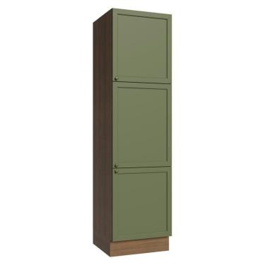 Imagem de Paneleiro 60 Cm 3 Portas Vik Madesa Rustic/verde