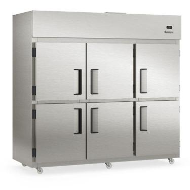 Imagem de Refrigerador 6 Portas 2181L GRCR6P Inox Gelopar 220V