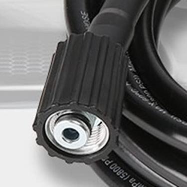 Imagem de Mangueira de Borracha de Alta Pressão Conector M22 para Lavagem Carros, Flexível e 5800psi