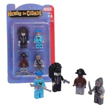 Imagem de Boneco Monta e Desmonta 4 Peças Heróis da Cidade - Tudo em Caixa - Gen
