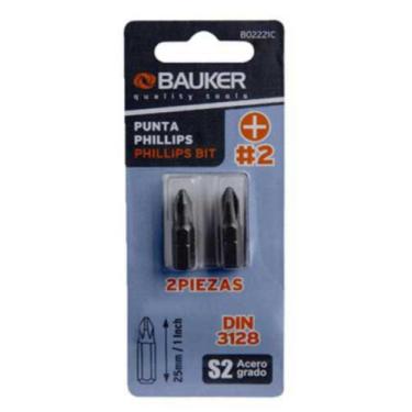 Imagem de Ponta de Chave Phillips 2X1 2 Peças Bauker