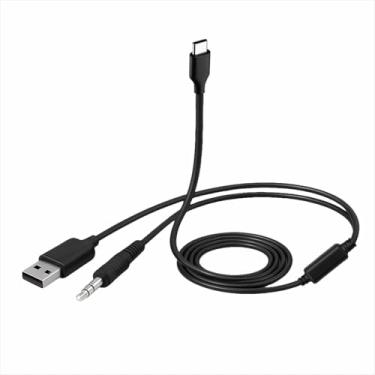Imagem de Qkansiw Adaptador AUX 3,5 mm Jack USB Y Cabo de interface de música para carro, compatível com IP 16 15 Pro Max 15 Plus Google Pixel 4 4 XL 3 2 2 XL Galaxy (Tipo-C)