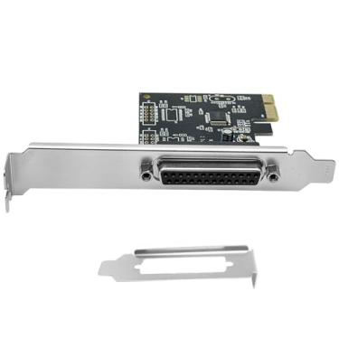 Imagem de Placa adaptador de porta paralela PCIe para DB25 para impressora programadora scanner PCI-Express