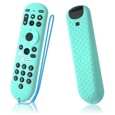 Imagem de AKSHFETH Capa de controle remoto para Xumo Steam Box capa de silicone compatível com controle remoto Pioneer Xumo TV à prova de choque capa protetora de silicone (menta)
