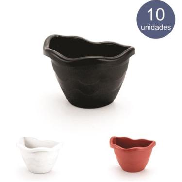 Imagem de Vaso De Parede G Kit Com 10 - Jardim Vertical Orquidea Vaso Meia Lua H
