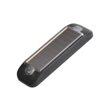 Imagem de NITAGO Luz Estroboscópica de Emergência Movida a Energia Solar Lâmpada de Sinalização LED 2x0,6 Polegadas à Prova D'água para Uso em Veículos, Luz Vermelha, Tamanho real