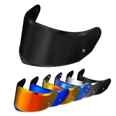 Imagem de PSLER Viseira Stream II - Capacete Stream II Viseira matizada FF808 Pinlock-Ready Face Shield Substituição para Stream II FF808, Preto