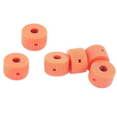 Imagem de COMOK 6 peças de magnetizador e desmagnetizador de furo de 6 mm para pontas e pontas de chave de fenda, poderoso ímã de terras raras, laranja