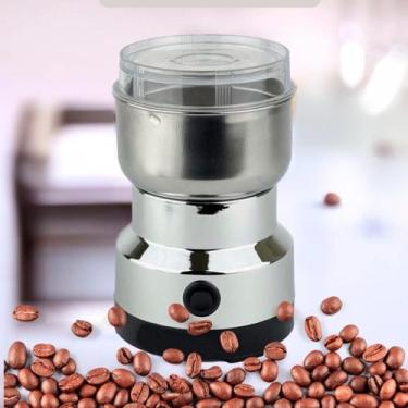 Imagem de Mini Moedor De Café Elétrico Bivolt Ideal Moer Grãos 110V - Bivena