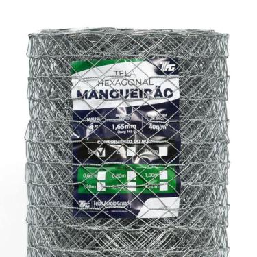 Imagem de TELA HEXAGONAL MANGUEIRÃO TAG MALHA 3" FIO BWG 16 (1,65mm) RL 50X0,6m 