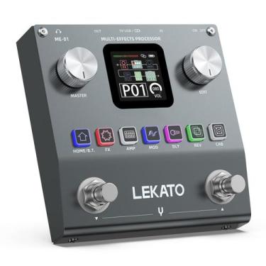 Imagem de Pedal de guitarra multiefeitos LEKATO Pocket Recarregável