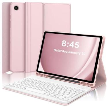 Imagem de Capa de teclado AMOUOGOEY para Samsung Galaxy Tab A9+ 11 2023