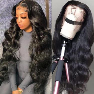 Imagem de Perucas frontais de renda K KF BEAUTY U Body Wave, cabelo humano de 26