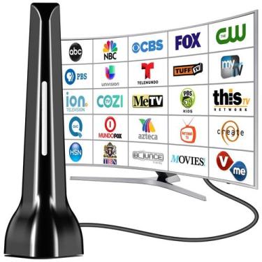 Imagem de Antena de TV interna DTB TECH 2025 para Smart TV 4K 1080P
