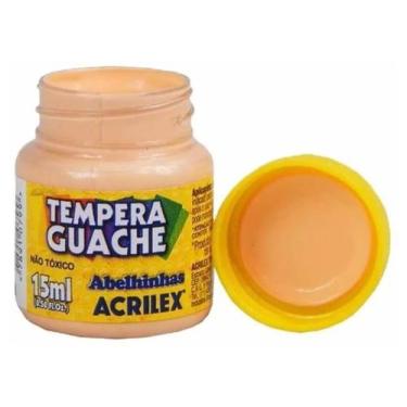 Imagem de Tinta Guache 15ml Amarelo Pessego Acrilex