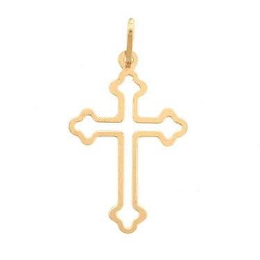 Imagem de Pingente Cruz Crucifixo De Ouro 18k 750 - DR Joias