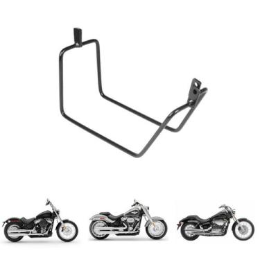 Imagem de Afastador Suporte Separador Bolsa Mala Alforje Lateral Harley Softail 